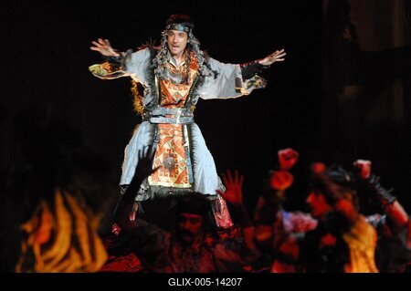 István, a Király az Arénában-stock-foto