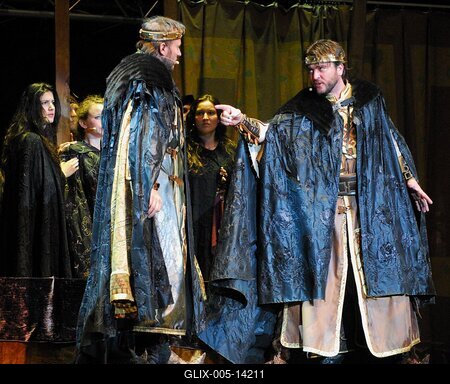 István, a Király az Arénában-stock-foto