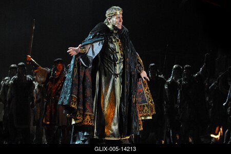 István, a Király az Arénában-stock-foto