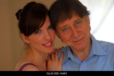 Tunyogi Henriett és Vásáry Tamás-stock-foto