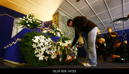 Végső búcsú Albert Györgyitől-stock-foto