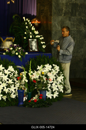 Végső búcsú Albert Györgyitől-stock-foto