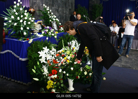 Végső búcsú Albert Györgyitől-stock-foto