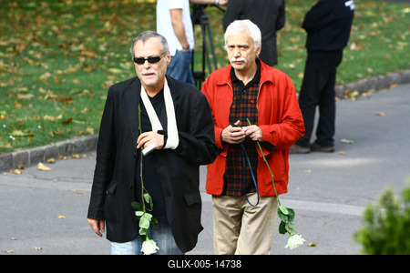 Végső búcsú Albert Györgyitől-stock-foto