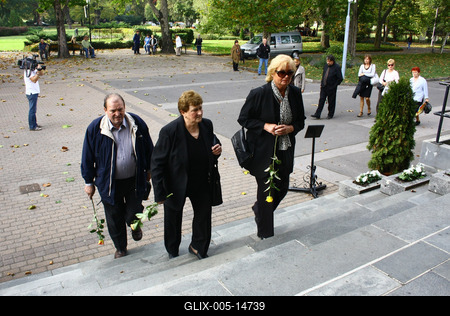 Végső búcsú Albert Györgyitől-stock-foto