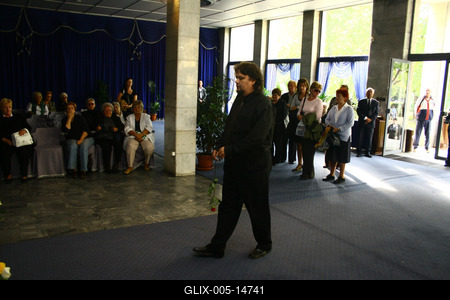 Végső búcsú Albert Györgyitől-stock-foto