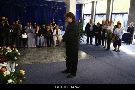 Végső búcsú Albert Györgyitől-stock-foto