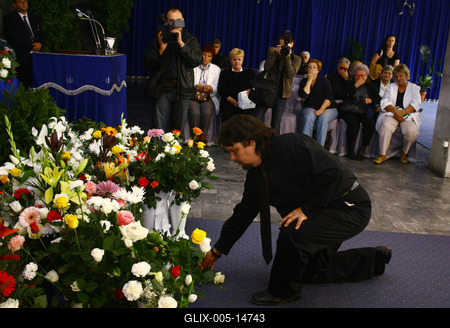Végső búcsú Albert Györgyitől-stock-foto