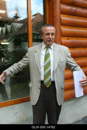 Budapestre érkezett a komodói sárkány-stock-foto