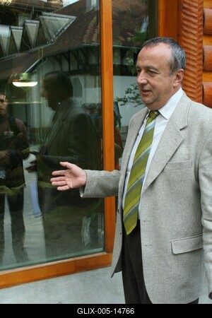 Budapestre érkezett a komodói sárkány-stock-foto