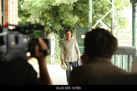 Állomás - A Duna TV saját gyártású sorozata-stock-foto