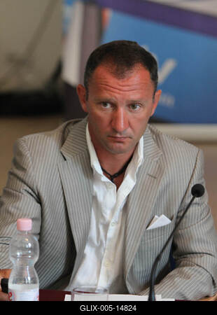 Londoni olimpia - az MTVA sajtótájékoztatója-stock-foto