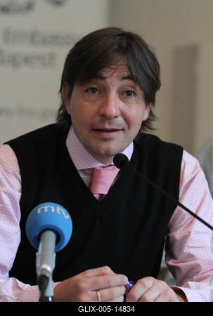 Londoni olimpia - az MTVA sajtótájékoztatója-stock-foto