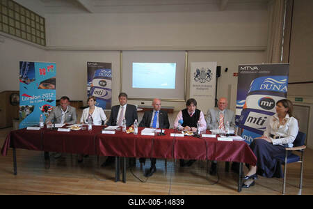 Londoni olimpia - az MTVA sajtótájékoztatója-stock-foto