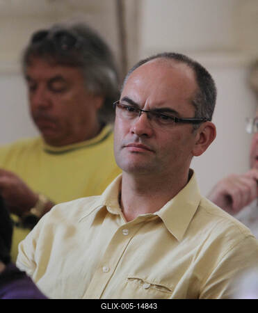 Londoni olimpia - az MTVA sajtótájékoztatója-stock-foto