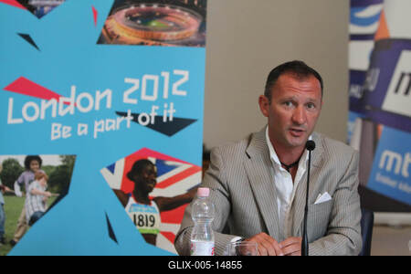 Londoni olimpia - az MTVA sajtótájékoztatója-stock-foto