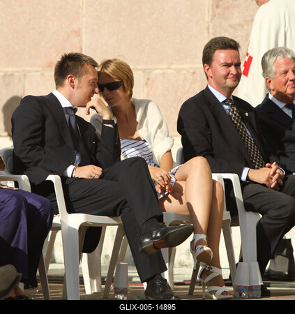 Augusztus 20 - Körmenet-stock-foto