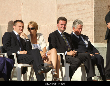 Augusztus 20 - Körmenet-stock-foto