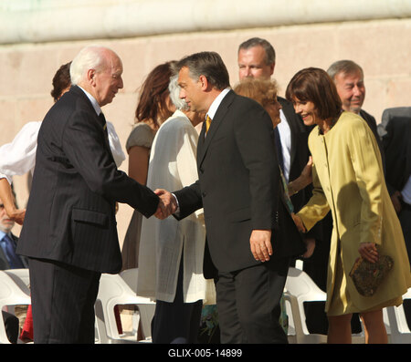 Augusztus 20 - Körmenet-stock-foto