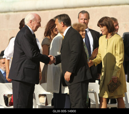 Augusztus 20 - Körmenet-stock-foto