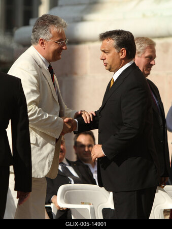 Augusztus 20 - Körmenet-stock-foto