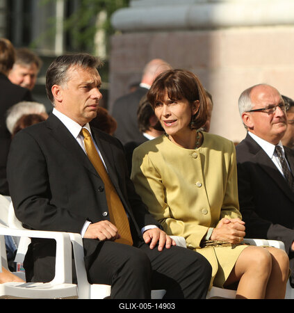 Augusztus 20 - Körmenet-stock-foto