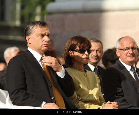 Augusztus 20 - Körmenet-stock-foto