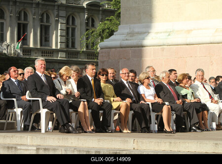 Augusztus 20 - Körmenet-stock-foto