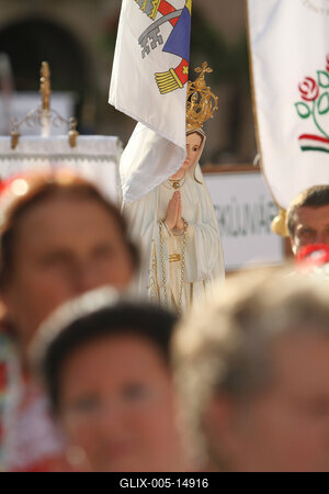 Augusztus 20 - Körmenet-stock-foto