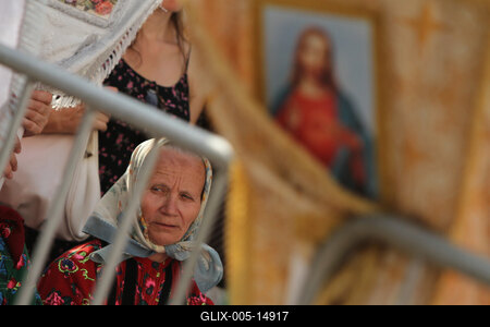 Augusztus 20 - Körmenet-stock-foto