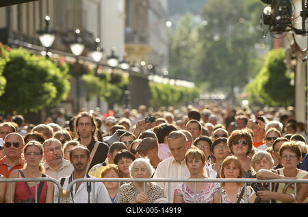 Augusztus 20 - Körmenet-stock-foto