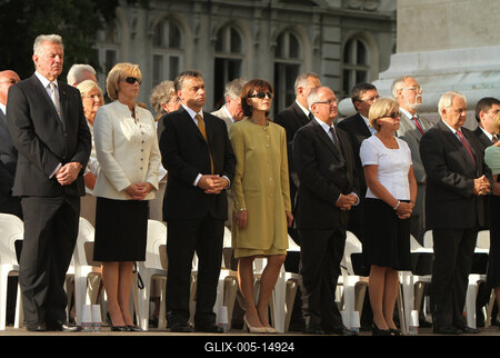 Augusztus 20 - Körmenet-stock-foto