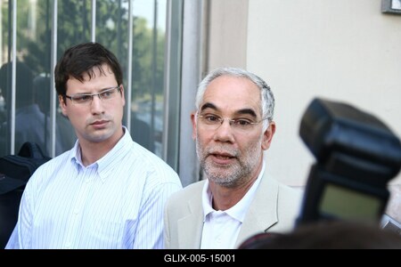 Balog Zoltán és Gulyág Gergely sajtótájékoztatója-stock-foto