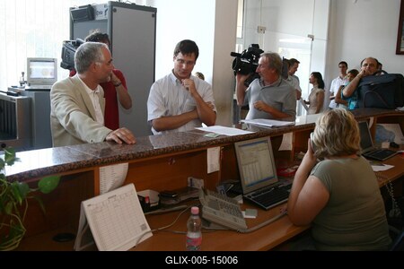 Balog Zoltán és Gulyág Gergely sajtótájékoztatója-stock-foto