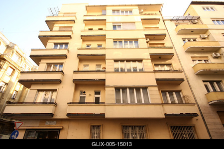 Bauhaus stílusban épült ház-stock-foto