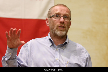 Dr. Beck György a Corvinus Egyetemen-stock-foto