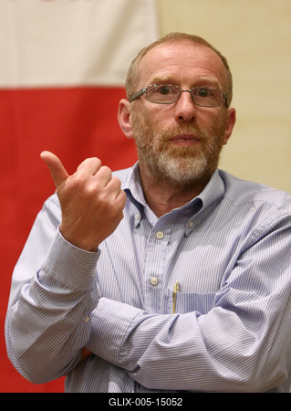 Dr. Beck György a Corvinus Egyetemen-stock-foto