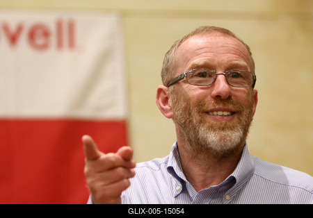 Dr. Beck György a Corvinus Egyetemen-stock-foto