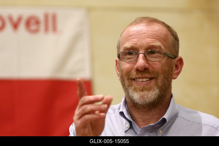 Dr. Beck György a Corvinus Egyetemen-stock-foto