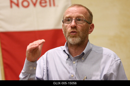 Dr. Beck György a Corvinus Egyetemen-stock-foto