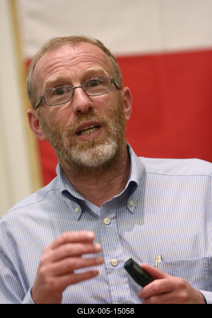 Dr. Beck György a Corvinus Egyetemen-stock-foto