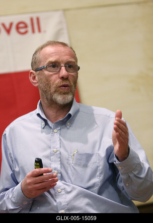 Dr. Beck György a Corvinus Egyetemen-stock-foto