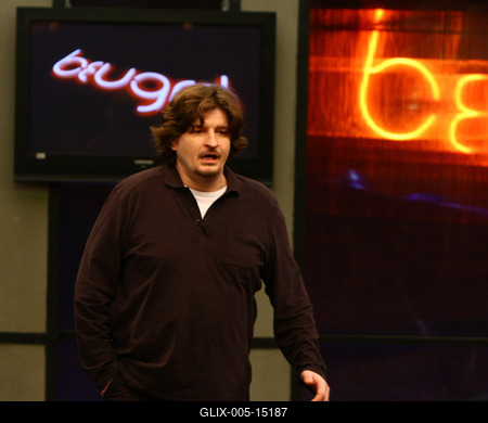 A Beugró című televíziós műsor felvétele-stock-foto