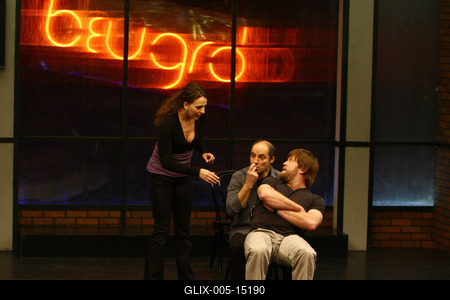 A Beugró című televíziós műsor felvétele-stock-foto