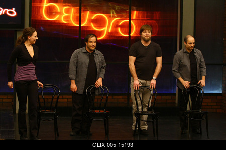 A Beugró című televíziós műsor felvétele-stock-foto