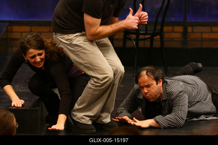 A Beugró című televíziós műsor felvétele-stock-foto