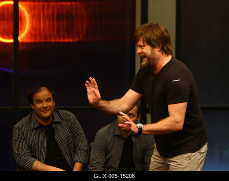 A Beugró című televíziós műsor felvétele-stock-foto