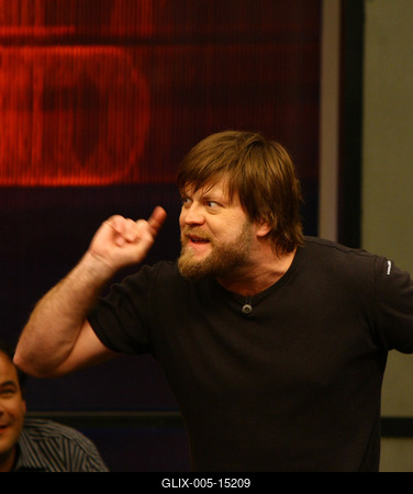 A Beugró című televíziós műsor felvétele-stock-foto