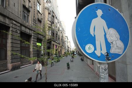 Budapest, Hajós utca-stock-foto