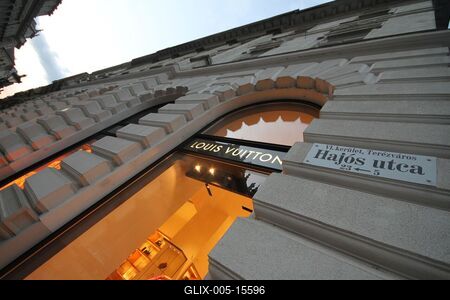 Budapest, Hajós utca-stock-foto